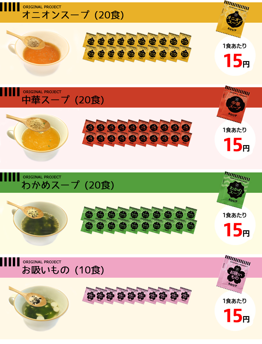 スープの単価
